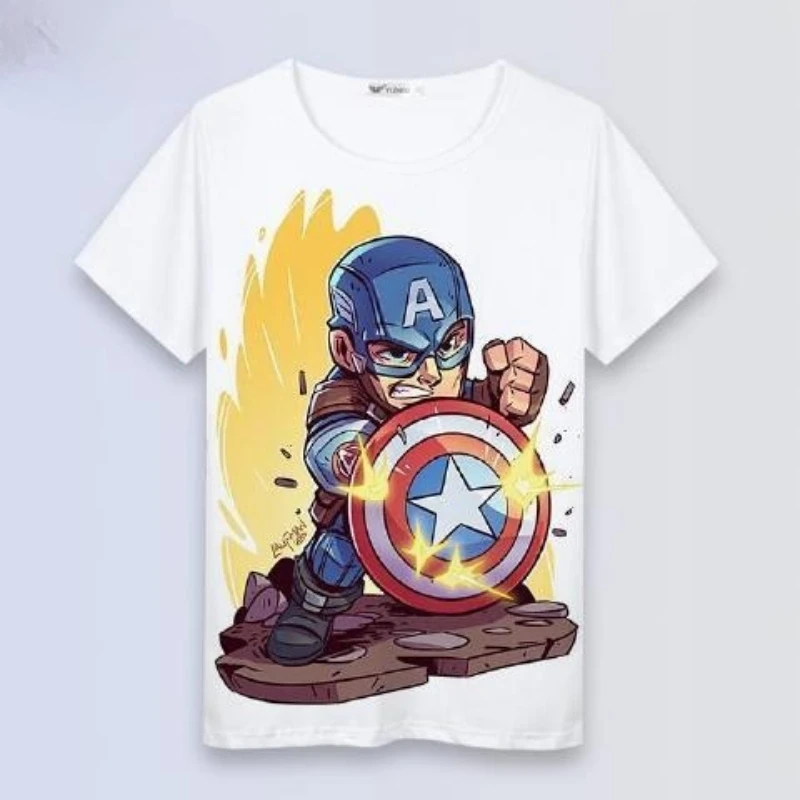 

Marvel Avengers Thor T-Shirt, Cartoon Summer Short Sleeve Graphic Tee for Kids Boys Casual Top Wear