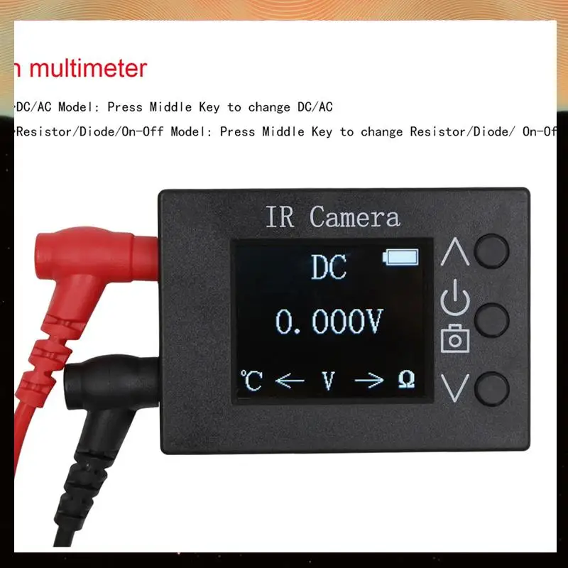 Infrared Thermal Imager TFT Screen Infrared Thermal Imager 32X24 Pixels Points Infrared Temperature Sensor Camera-Y05A