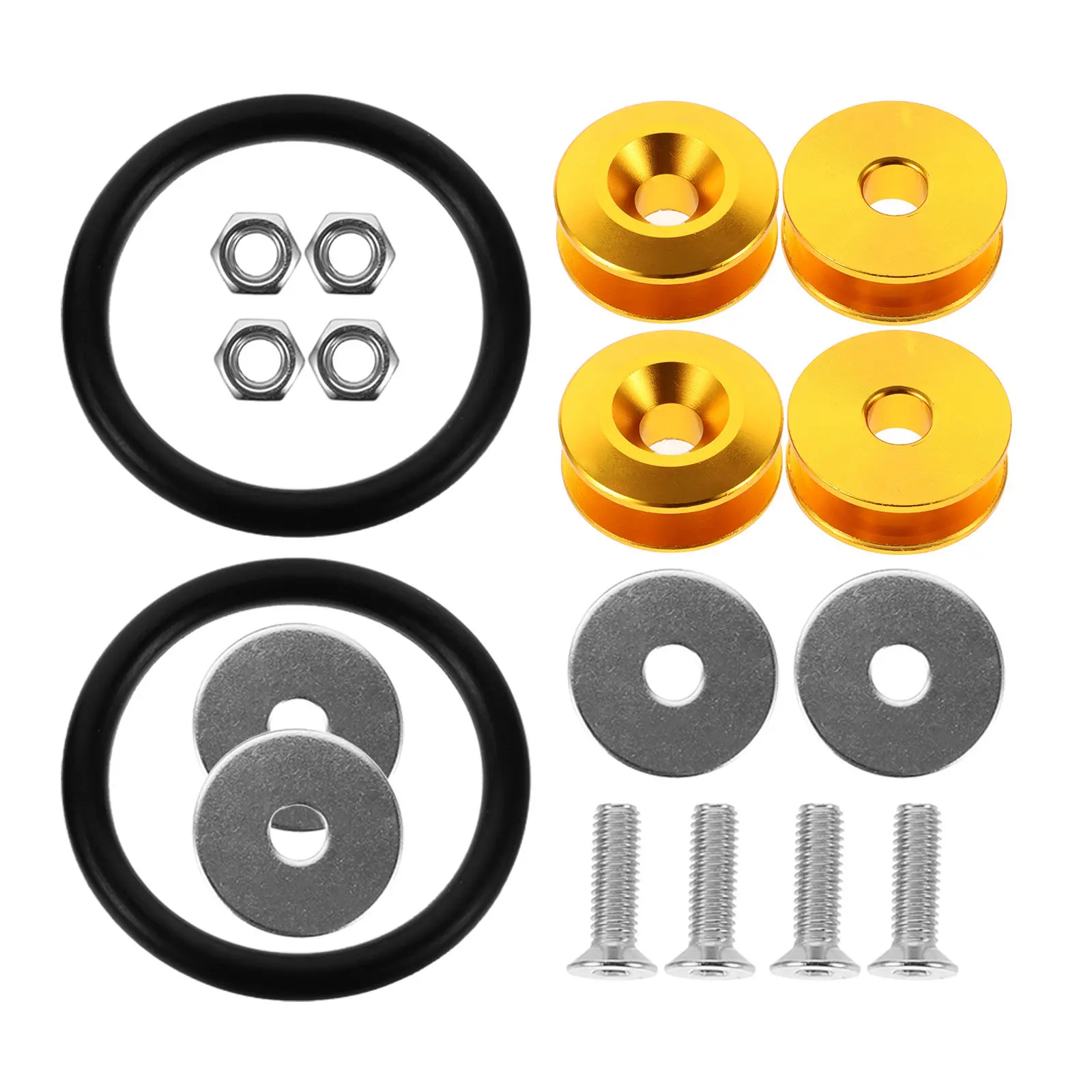 1Set Reinforced Bumper Clips Quick Release Fasteners Kit for Front Rear Bumpers Car Exterior Accessories Auto Parts