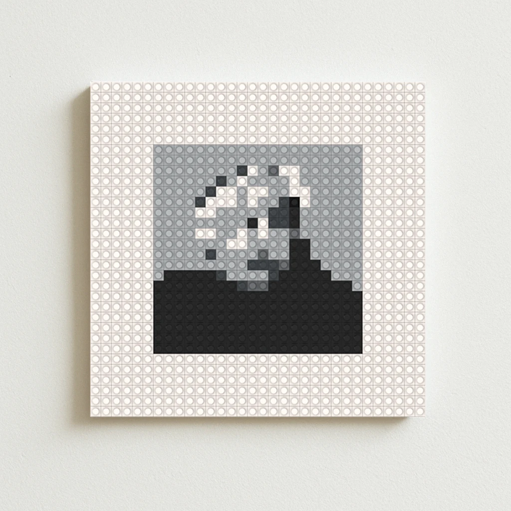 

Hip Hop Rap Star Mac Miller Circles DIY Mosaic Building Blocks Poster Creative Gift for Music Fans Wall Art Decoration