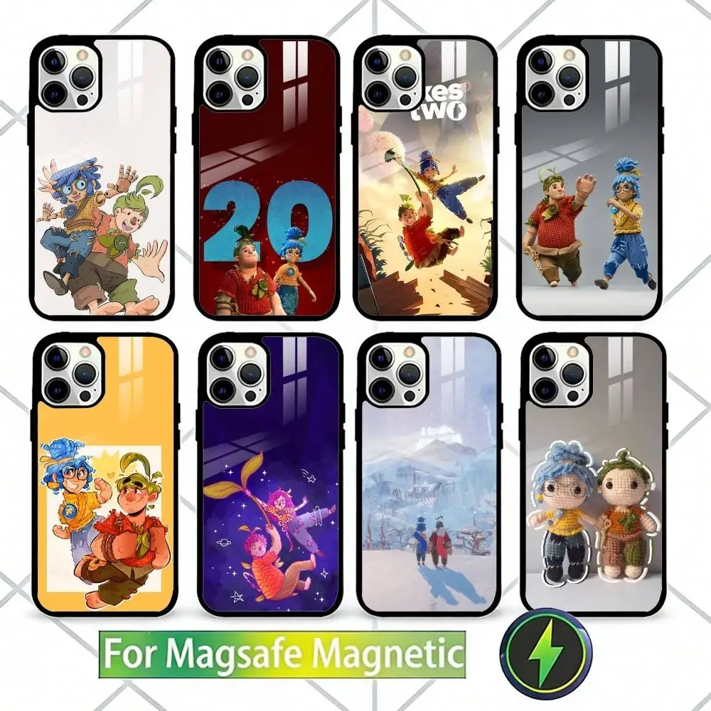 

Game I-It T-Takes T-Two Phone Case For iPhone17,16,15,14,13 Plus,Pro Max Magnetic For Magsafe Wireless Charging