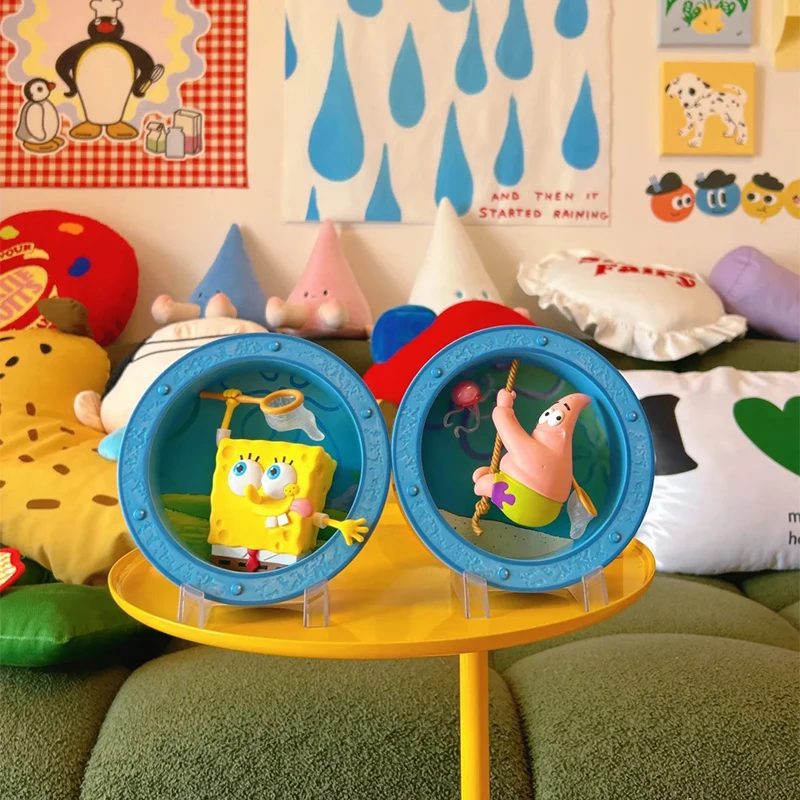 

Genuine Spongebob Squarepants Kawaii Pendant Patrick Star Hang The Wall Decoration Desktop Collection Decorative Birthday Gift