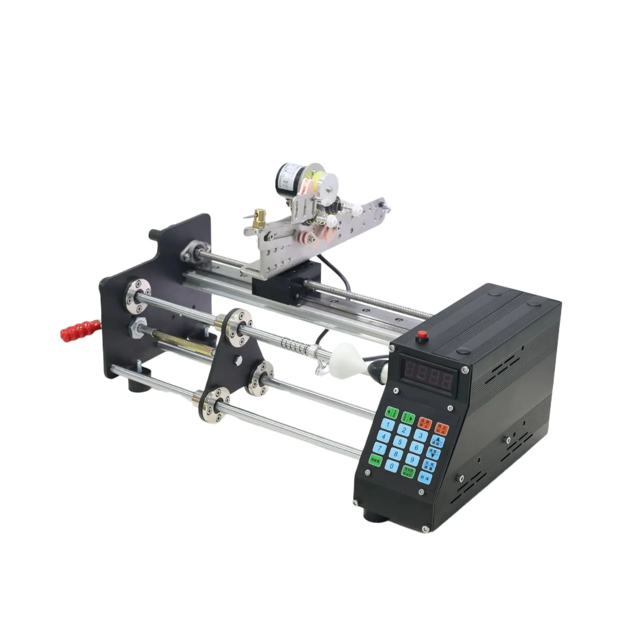 

PWD-M-15 Multifunctional Intelligence Bobbin Rewinding Yarn Cone Fishing line Winding Machine Flat Wire Metal Wire Wire Winder