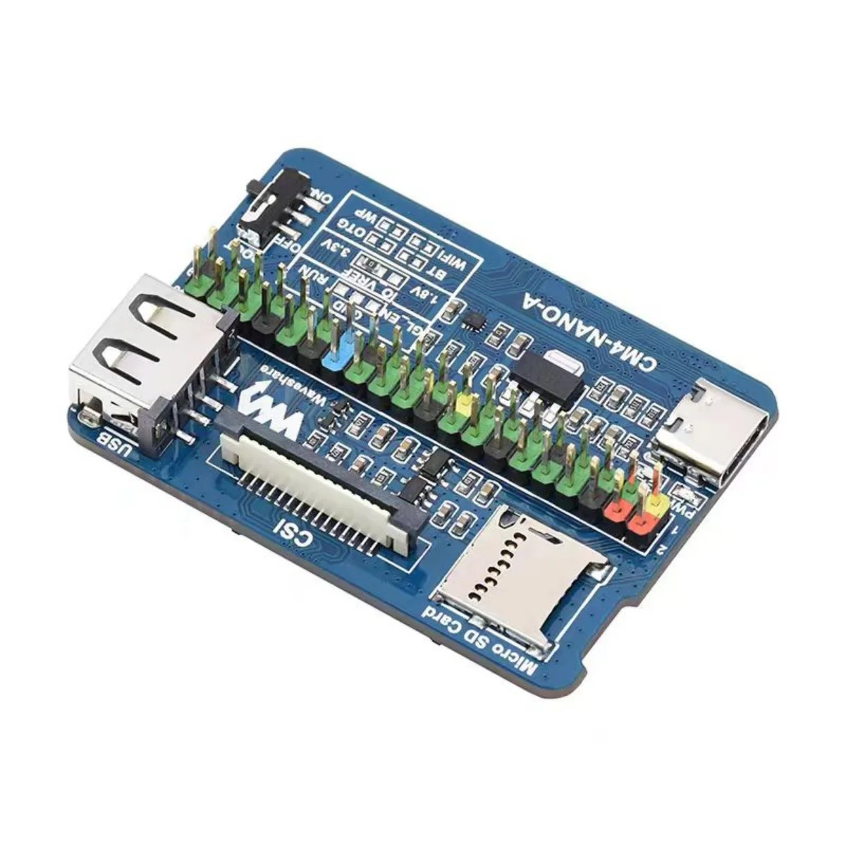 Micro Snow Raspberry Pi Computing Module CM4 Expansion Board IO Expansion Board Compute Module 4 Bottom Board