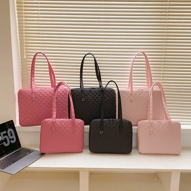 11 13 13.3inch Women Portable Handbag for Macbook Air Pro Ipad Xiaomi Pad 5 6 Laptop Tablet Case Bag Soft Pouch Ins Liner Bag