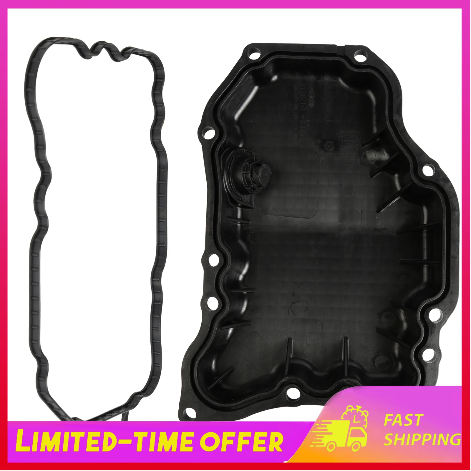 

Поддон картера двигателя автомобиля с прокладкой, замена 11110-6RC2B, совместим с двигателем Rogue 1.5L 2023-2025, автомобильные аксессуары