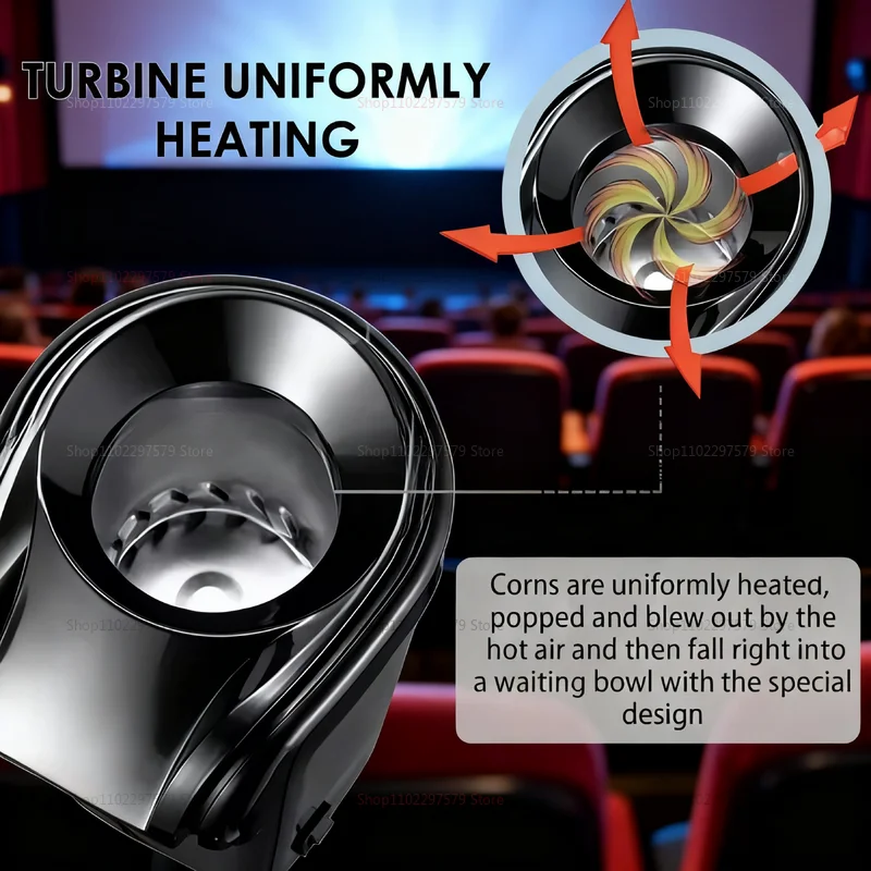 Electric Hot Air Popcorn Maker 3