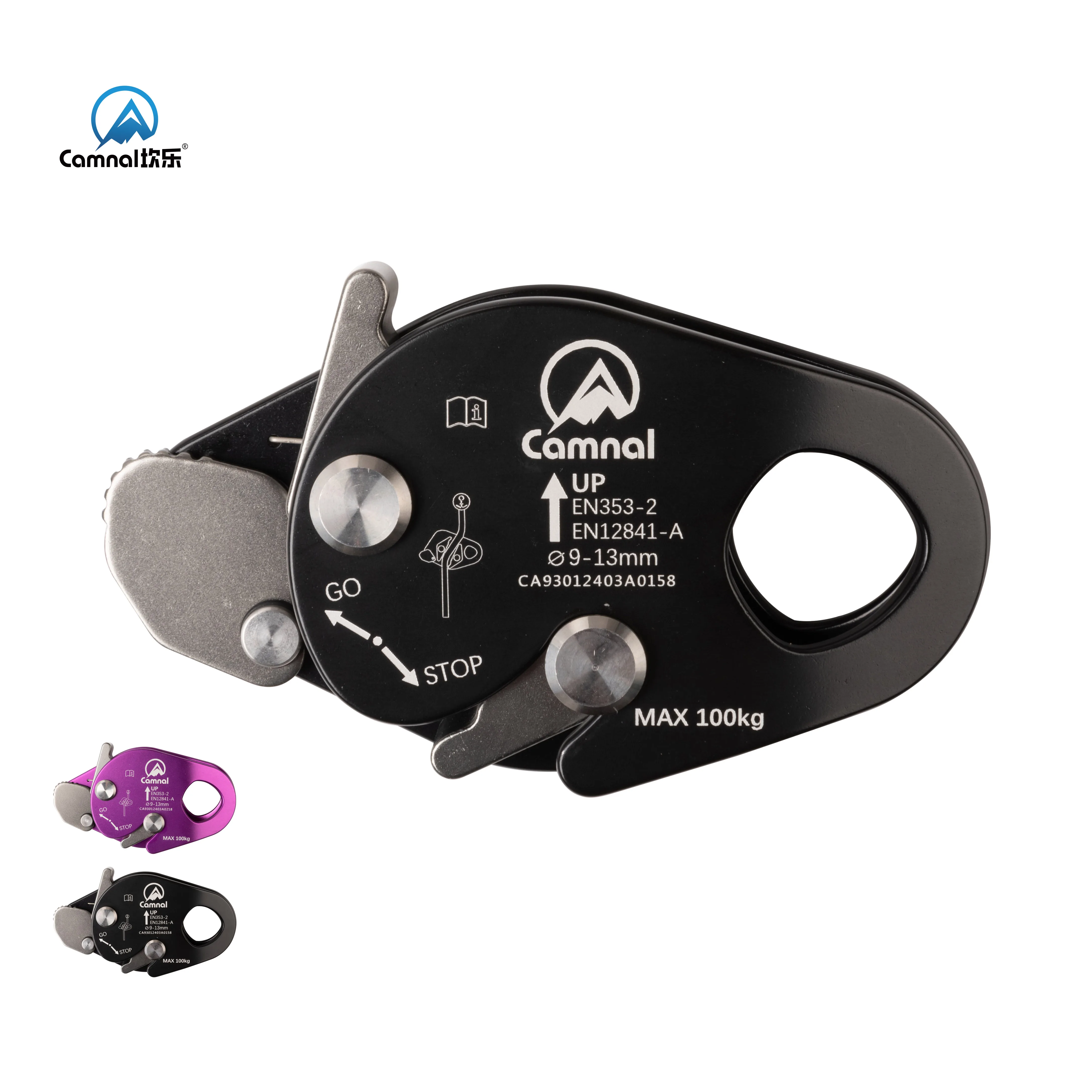 camping climbing safety equipment grab rope auto-locking devices anti-fall carabiner protective equipment survival