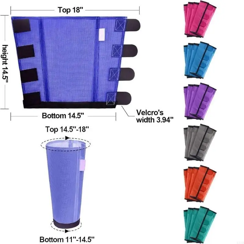 طماق يطير الحصان شبكات بلاستيكية قابلة للتنفس يلتف الساق الحصان للدغات البعوض دليل على ركوب الدراجات الساق يطير التمهيد #6