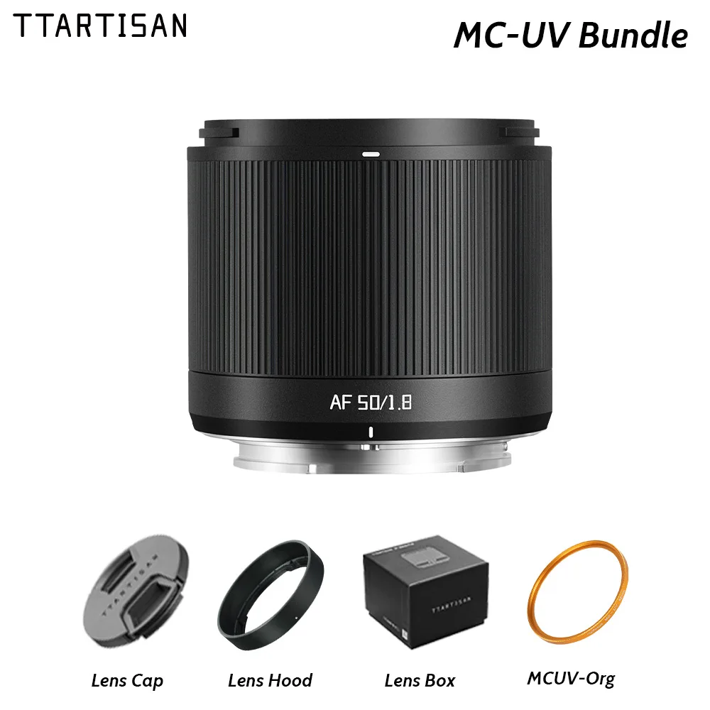 TTArtisan 50mm F1.8 NEO Vollformat Autofokus AF Objektiv für Spiegellose Kameras Sony E FE Nikon Z Leica Sigma Lumix L-Mount A7C A7R Z6 Z7