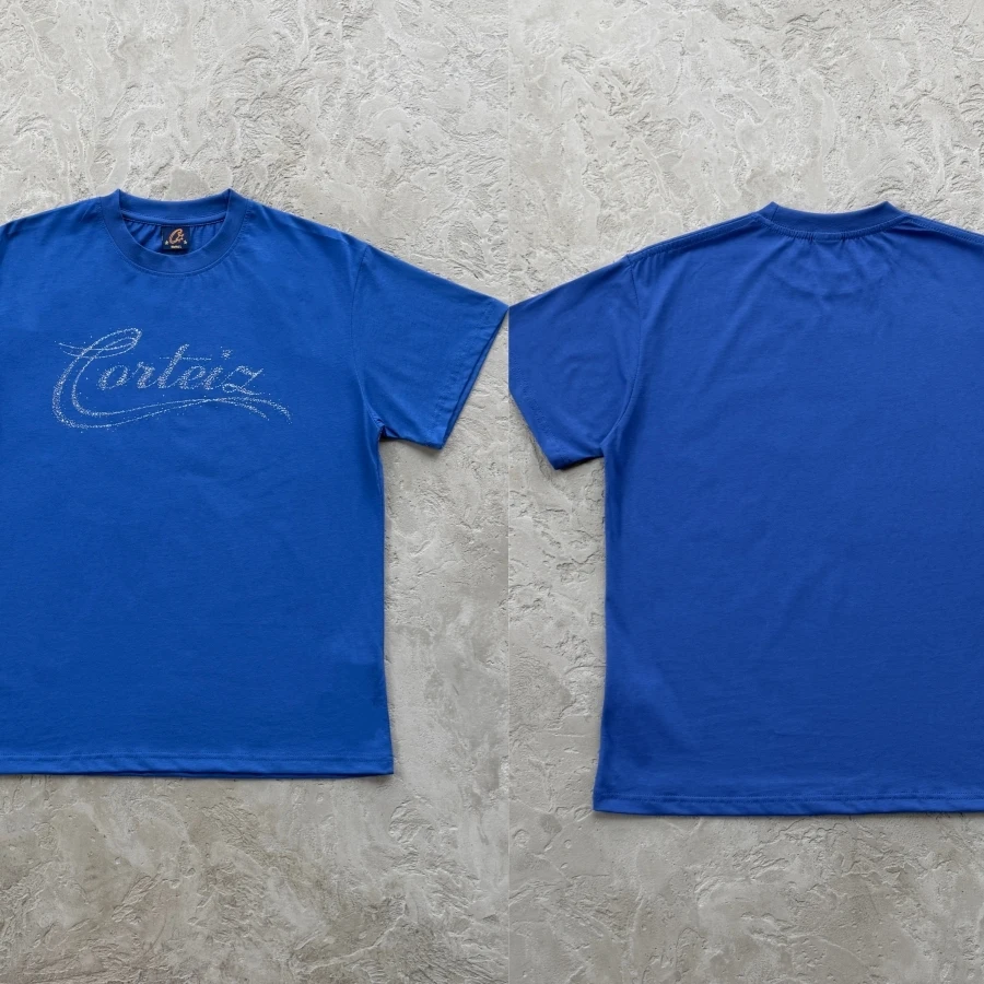 

Модная летняя футболка с коротким рукавом из хлопка с круглым вырезом и принтом, мужская и женская повседневная свободная футболка