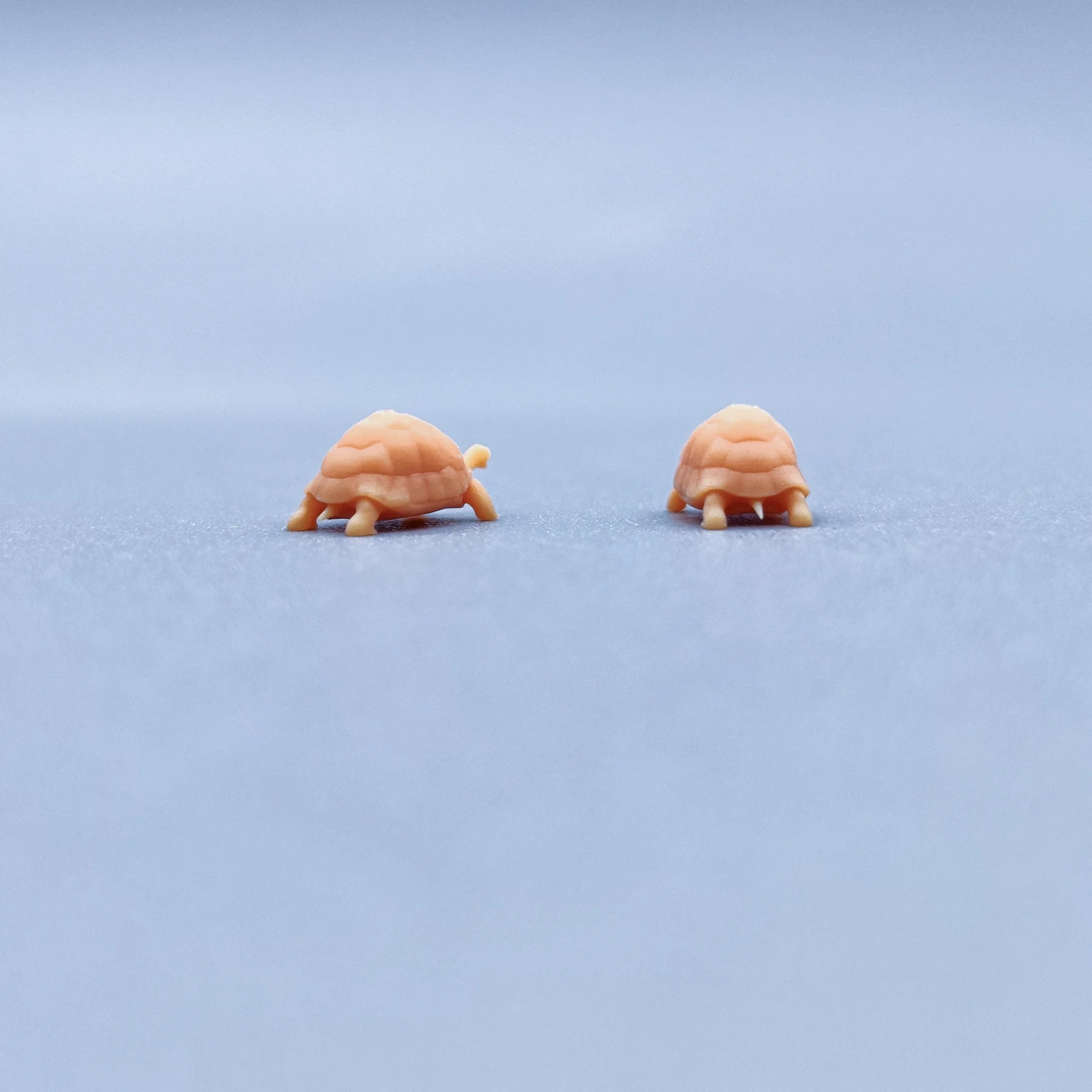 1/64 1/43 Model figur skala Resin kura-kura hewan peliharaan miniatur tidak berwarna Diorama dilukis tangan V203