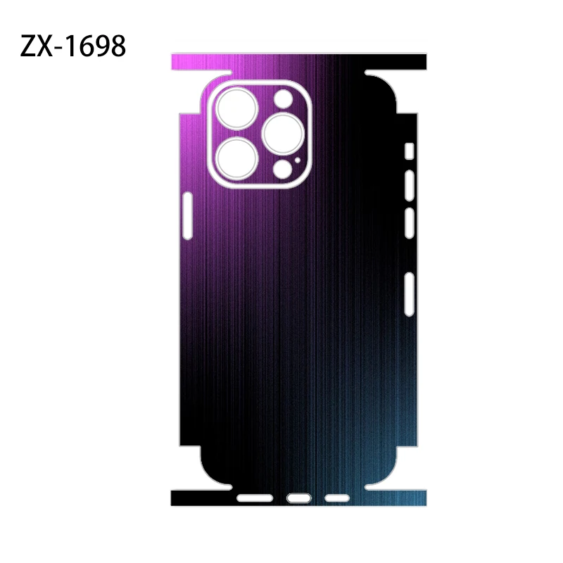 OscarSkinZ Wrap For iPhone 17 16 Pro Max Sticker 15 14 Plus Back Film 13 12 Mini Protective Decal Side Frame Back Protector