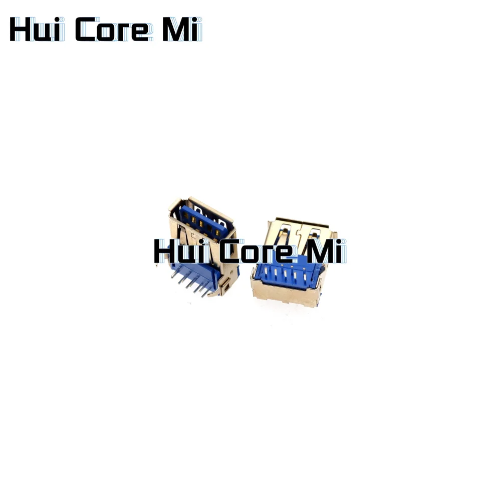 USB-B Vrouwelijke Socket Vierkante Mond Gebogen Voet Usb3.0 B-Type Connector Transmissie Printer Interface Bf90 Graden Plug-In Board