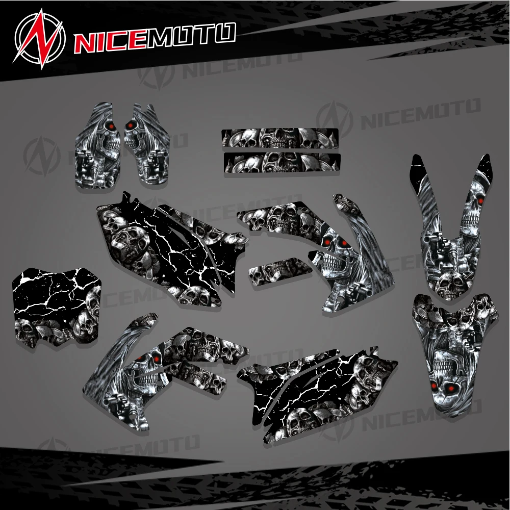 Graphics Decals Stickers Background For HONDACRF250R CRF250 2010- 2013 CRF450R CRF450 2009-2012