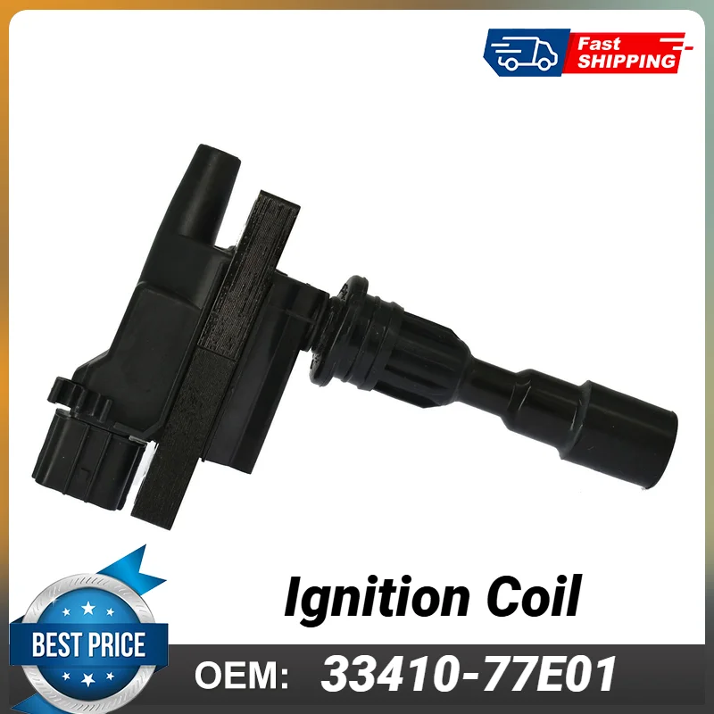 33410-77E01 Bobina de encendido para Suzuki Esteem 1.6L Aerio 1.3L Alto IV(RF410)1.1L Baleno SY413G Carry GA413 Grand Escudo JB416X