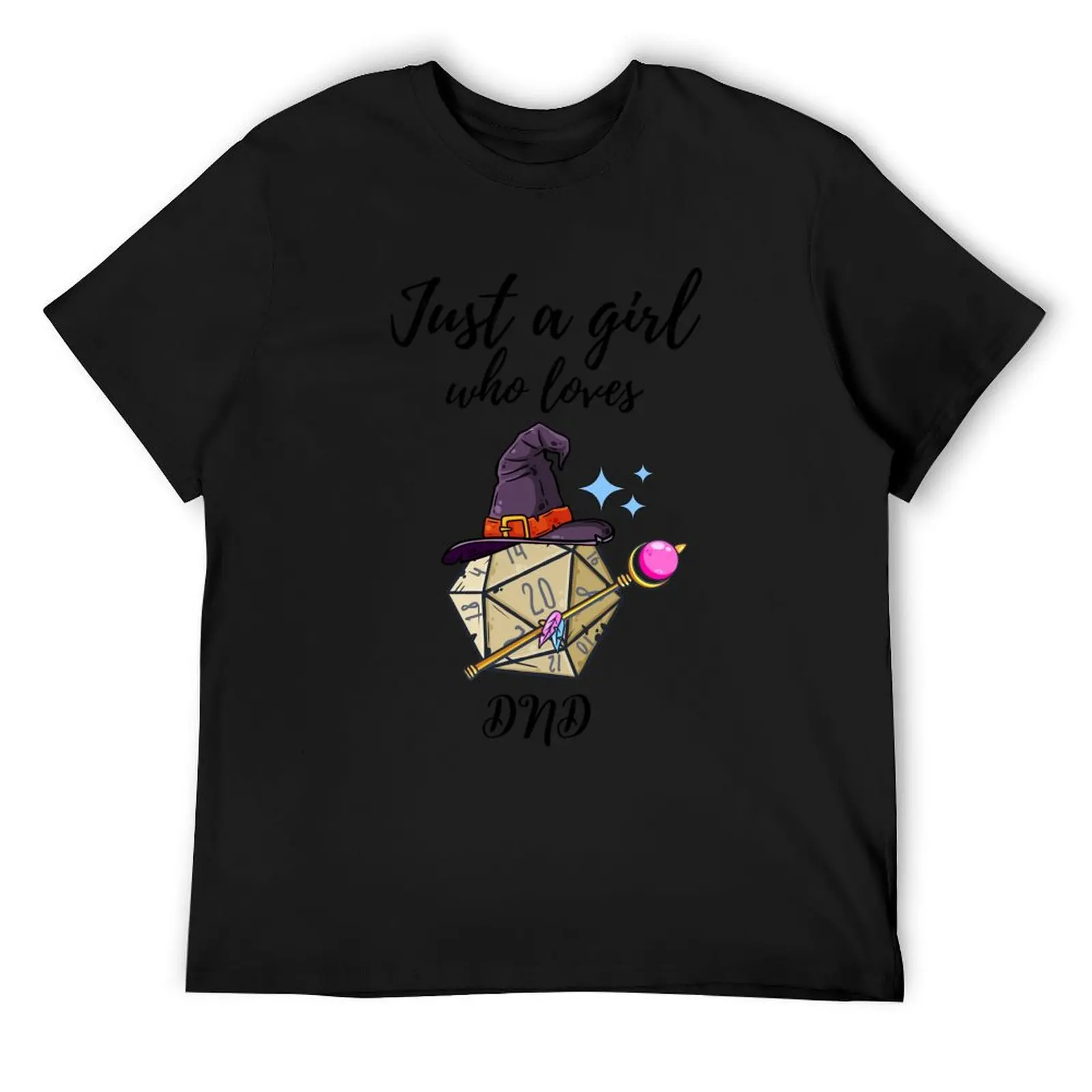 

A Girl who loves DND T-Shirt vintage clothes anime figures vintage football t shirt luxury clothes men