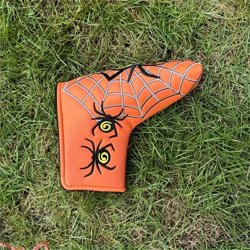 غطاء قضيب دفع الجولف، غطاء رأس قضيب الدفع الشفرة، واقي قضيب الدفع بتصميم عنكبوت، مقاوم للغبار ومتين #5