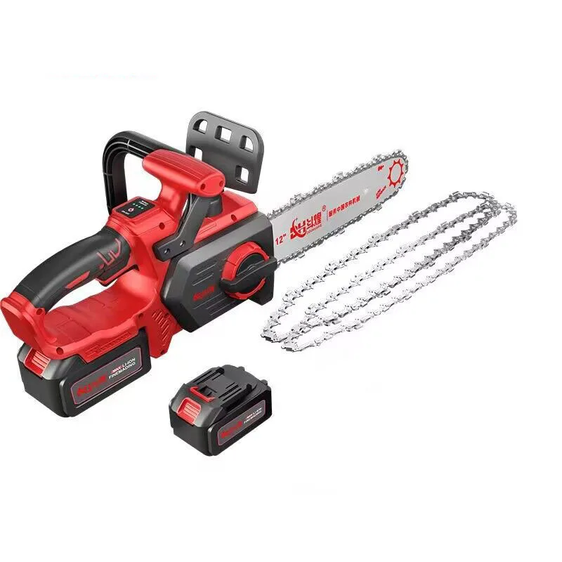 

Cheap Portable lithium battery 12 inch chainsaw charging household lithium battery small handheld chainsaw chainsaw firewood l