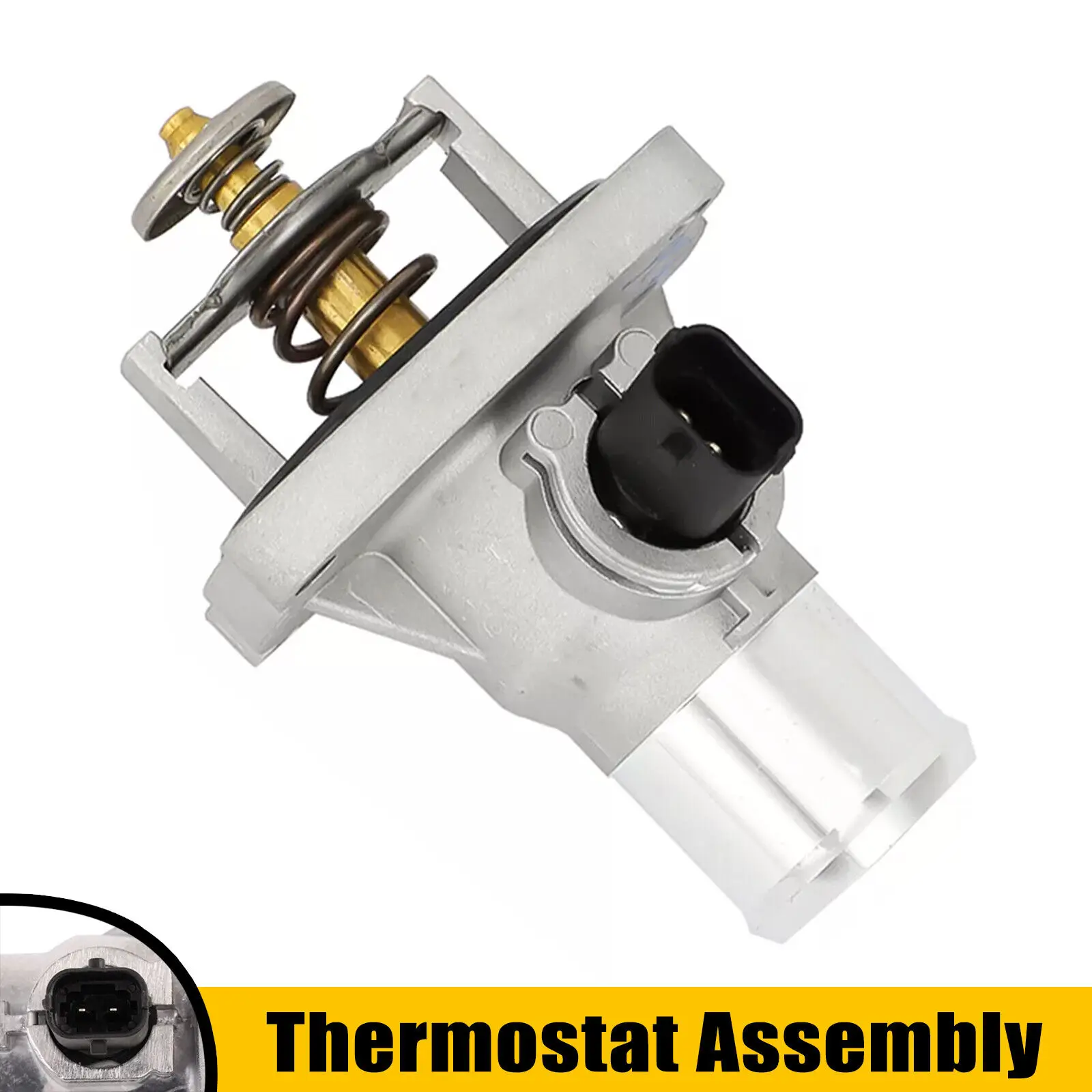 

Engine Coolant Thermostat Assembly Housing With Sensor For Chevrolet 96984104
