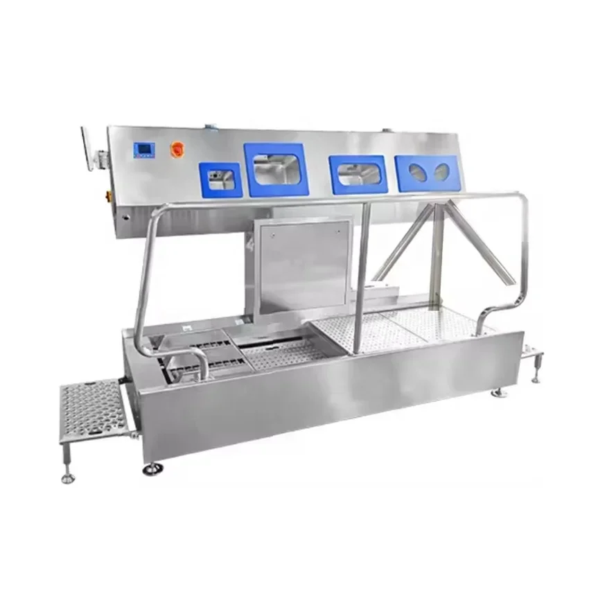WESTTUNE Lab Hygiene Cleaning Station for Hands Wash Hands Dry Hands Disinfection Bootds Sole Brush Clean &disinfection