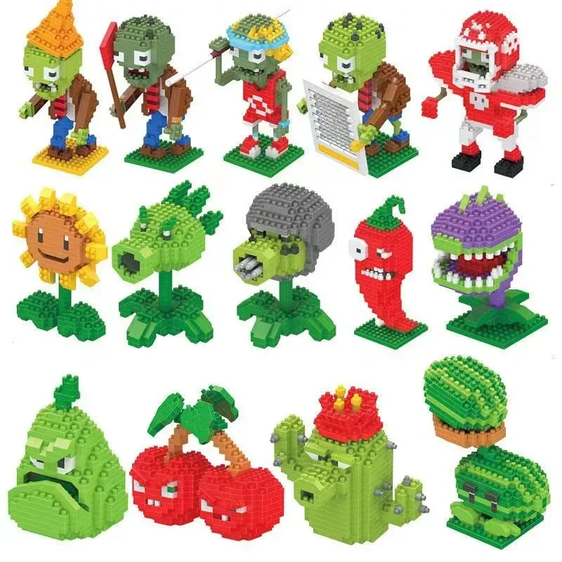 

Zombie MOC Assembly Building Blocks Set Small Particle Bricks Collection Fun Decoration Educational Holiday Gift For Childrens