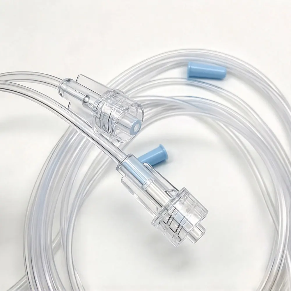 5/10/20Pcs Co2 Sampling Tube with Luer Male Connector EtCO2 Sampling Line Gas Sampling Lines Sides PVC