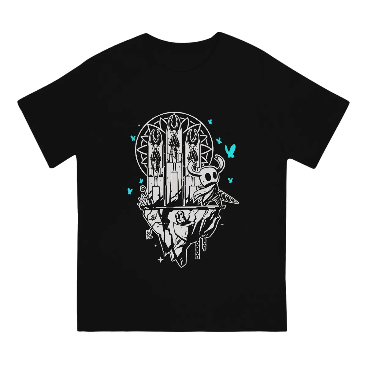 Hollow Knight Bug Knight T Shirt Vintage Alternative Men's Tshirt Polyester  Men Clothing