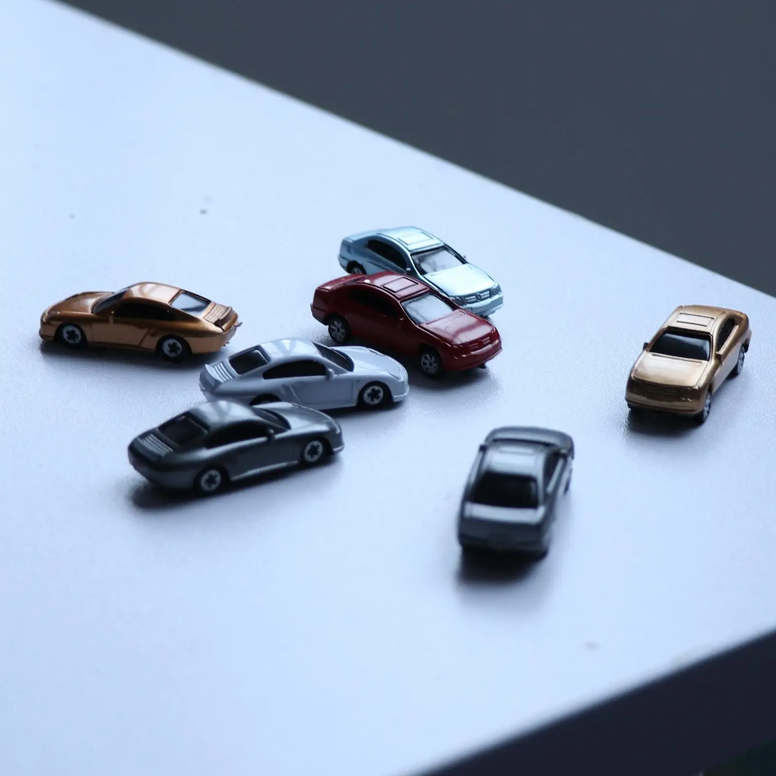 

50 шт., масштабная модель автомобиля HO, игрушечный автомобиль 1/87, строительный поезд, пейзаж, пейзаж поезд