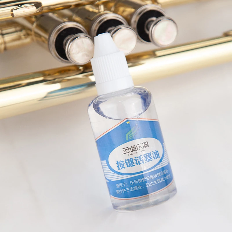 30/50 مللي صمام زيت تشحيم العناية تنظيف أدوات نحاسية متينة زيت المكبس للناي الكلارينيت كورنيه بيكولو البوق المزمار