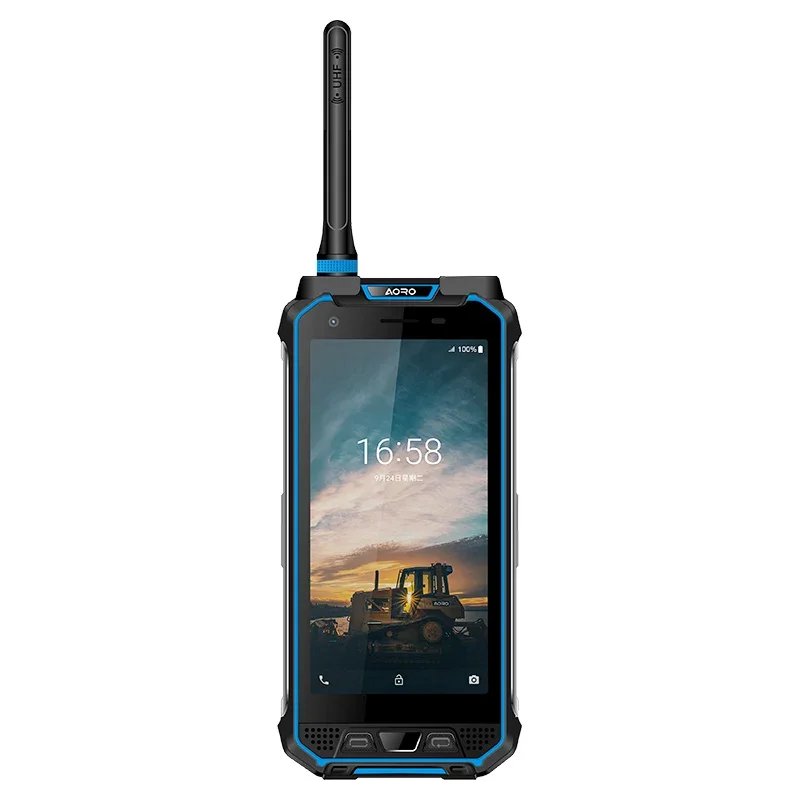 AORO M5 Dual Camera 2100W 1300W Ip68 Explosion Proof Vhf Radio Marine DMR POC PTT Walkie Talkie Rugged Smartphone