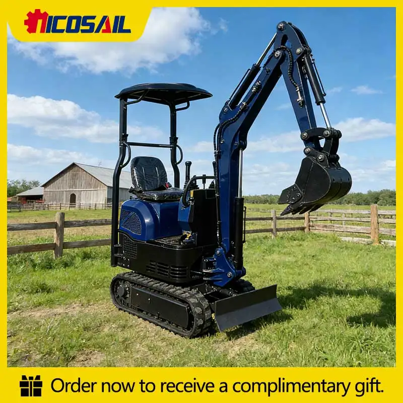 

Ultra-Lightweight Mini Excavator – Under 1t for Extreme Portability & Small-Scale Jobs Like Garden Digging & Indoor Renovation