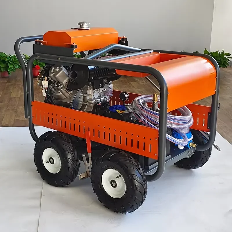 Factory Direct Sales Diesel Industrial Grade High Pressure Cleaner 500 Bar 22lpm Flow Crankshaft Pump Cold Water Cleaning