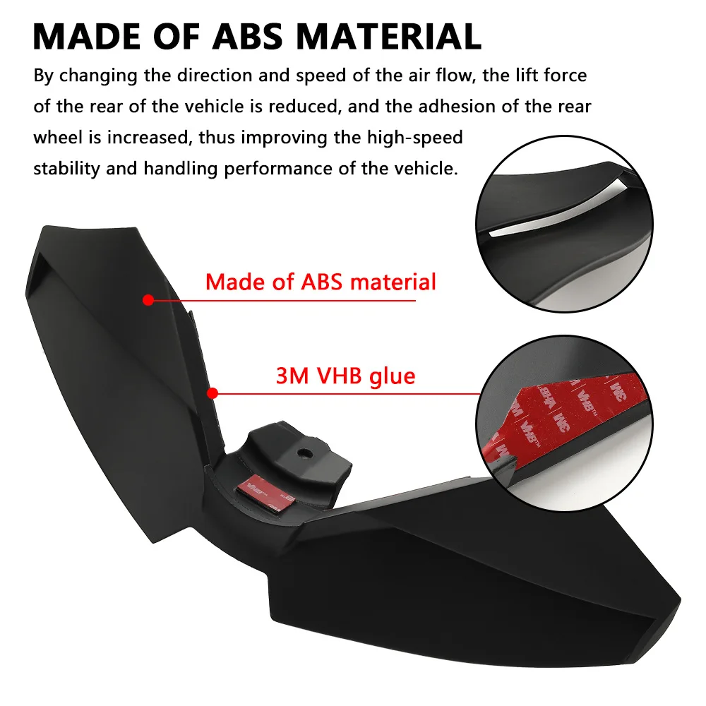 

Motorcycle Front Fairing Winglet Spoiler Kit Aerodynamic Downforce Nose Cone Cowl Fit For Yamaha MT-09 SP MT09 2024 2025