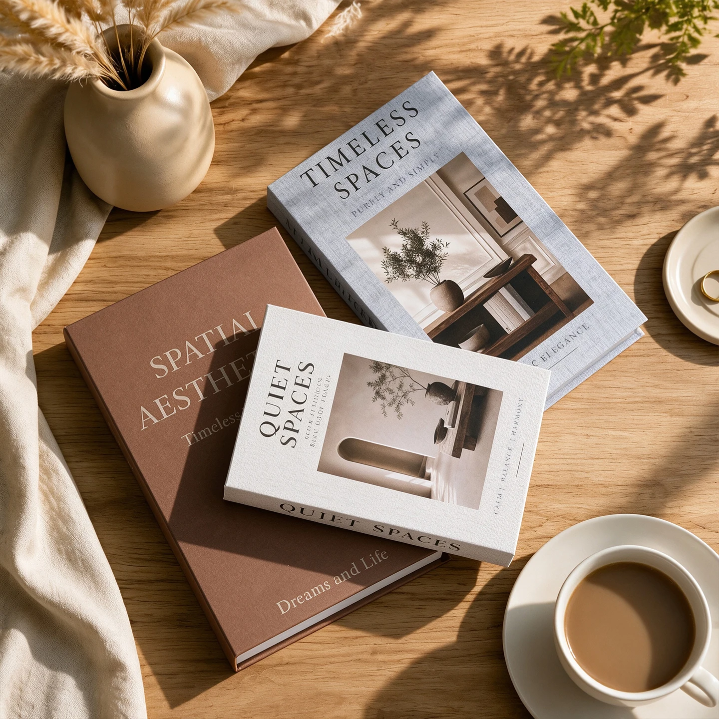 Wedding Solution - 3Pcs Lmitation Linen Openable Fake Books