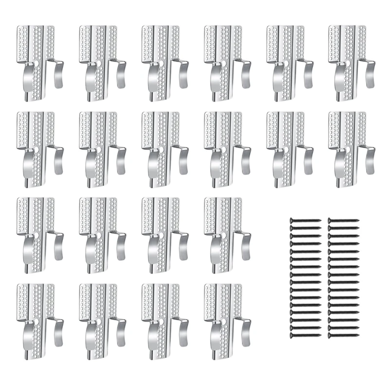 12/20Pcs Heavy Duty Dry Wall Repair Clips From Rustproof Stainless Steel For Wall Repair And Mounting high quality