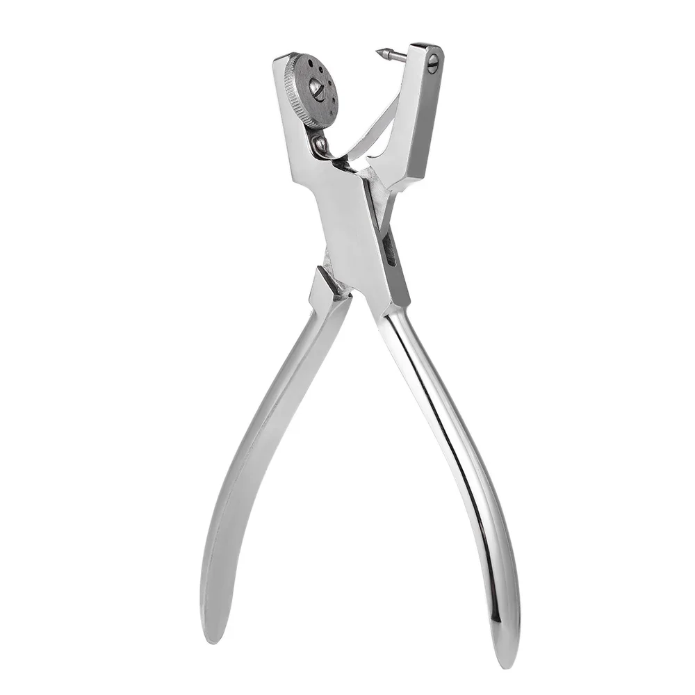 치과 댐 천공기 고무 구멍 펀처 세트 치아 관리 플라이어 교정 도구 치과 진료소 금속 치과 제품