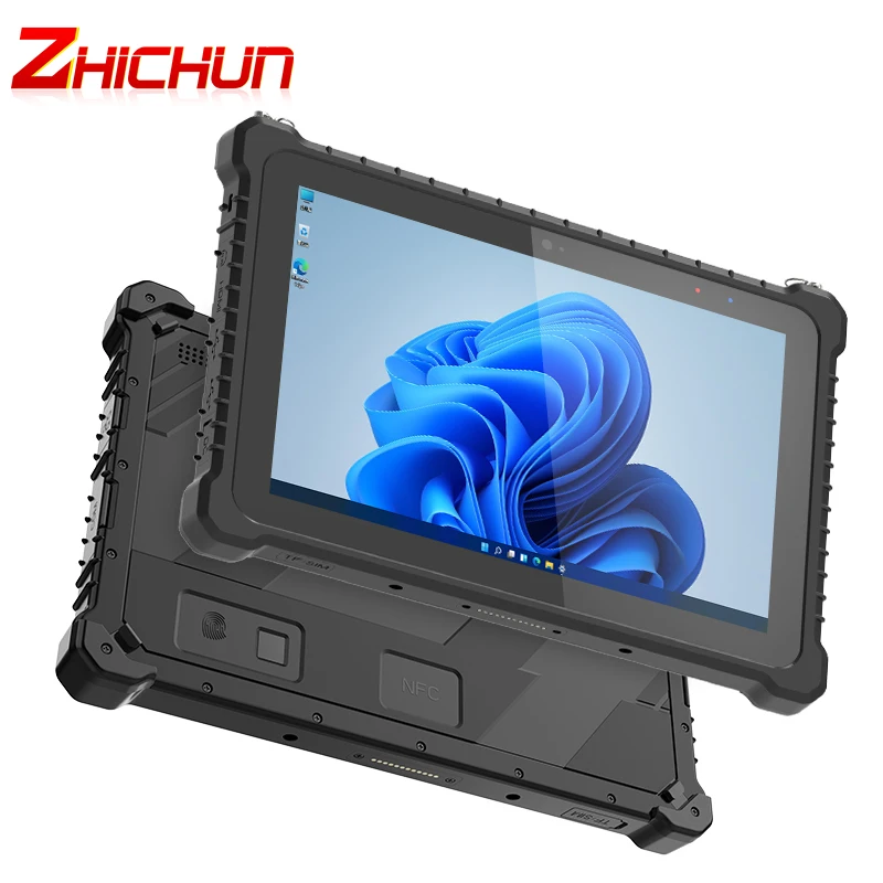 

ZHICHUN 8+128G ZHICHUN Rugged PC 13MP OEM ODM Rugged Tablet PC BT wifi allinone touch 10 inch Industrial Rugged Tablet PC