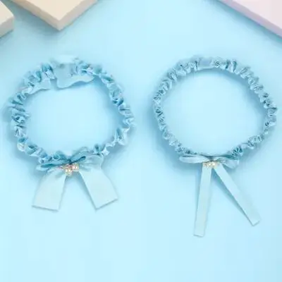 

2pcs Wedding Belt For Bride Elegant Pearl Leg Bands For Bride Prom Party Gift Wedding One Size Fits Most Comfortable