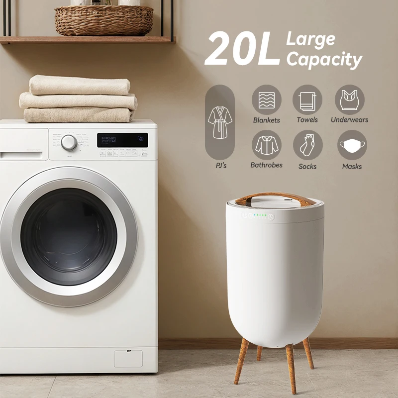 Spa-Grade Towel Warmer Bucket Bluetooth Speaker + LED Ambient Light Hot Towel Bucket Family Friend Gift