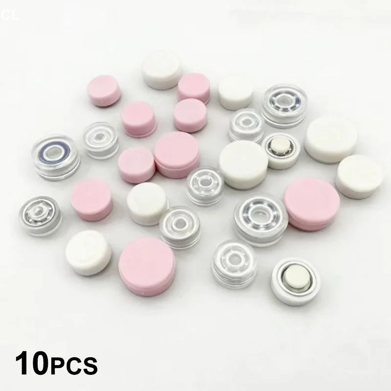 10Pcs Rotatable Transfer Bead Nail Decoration Spinning Nail Charms Manicure Rotating Jewelry Accessory Rotating Bearing