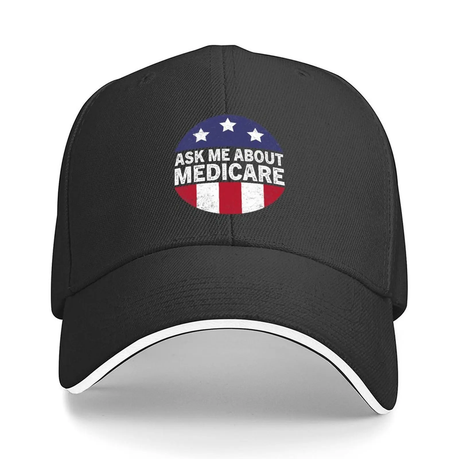 

ask me about medicare Baseball Cap Military Tactical Cap Fashion Beach |-F-| Anime Hat Male Women's