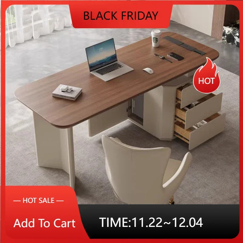 

Console Wood Work Table Workstation Executive Computer Office Desk Workbench Drawers Modern Tabla Para Escritorio Furniture