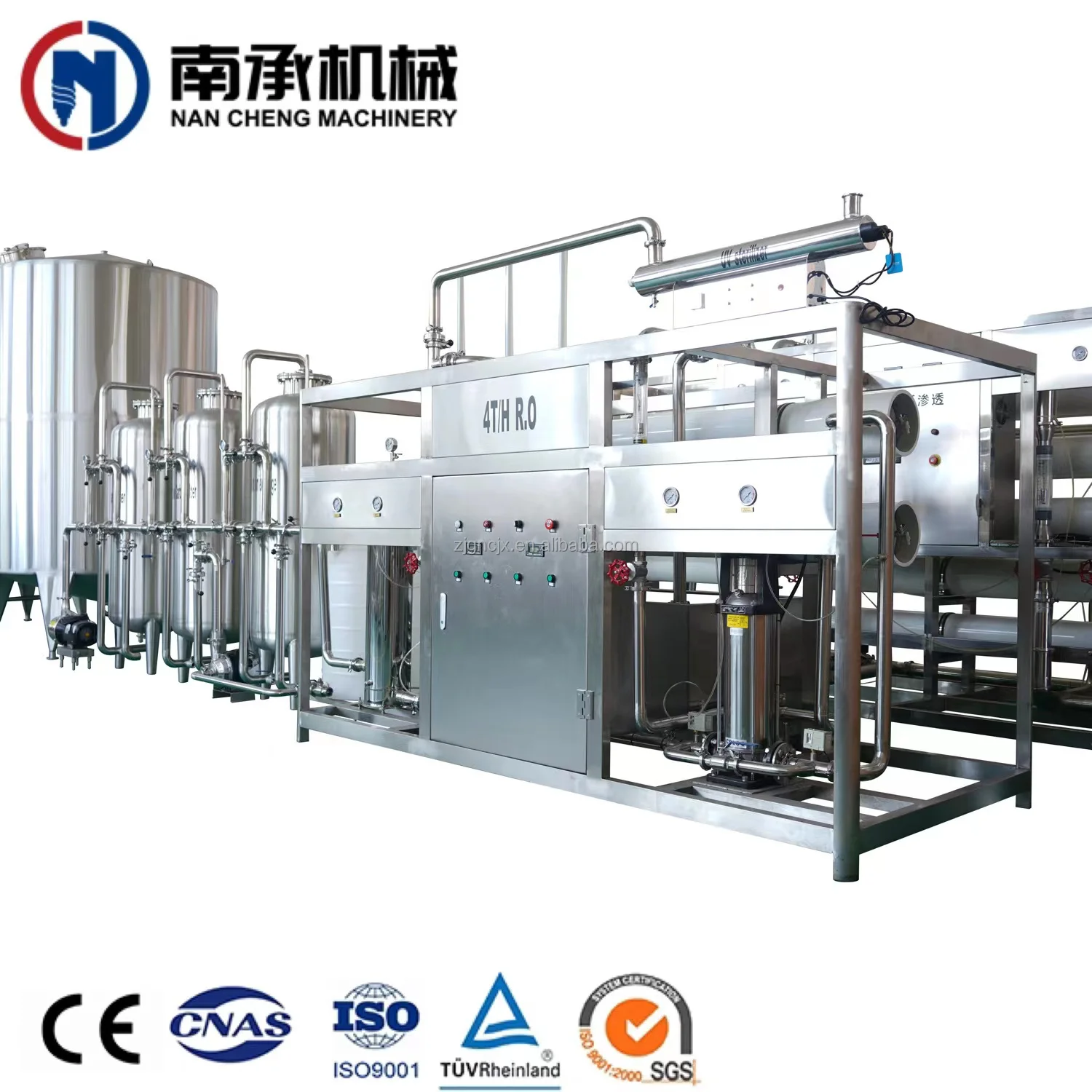 BEST SELL Hot Sale 2000L/H FRP Tank Industrial Atmospheric Water Generator Machine With Reverse Osmosis System Factory Price