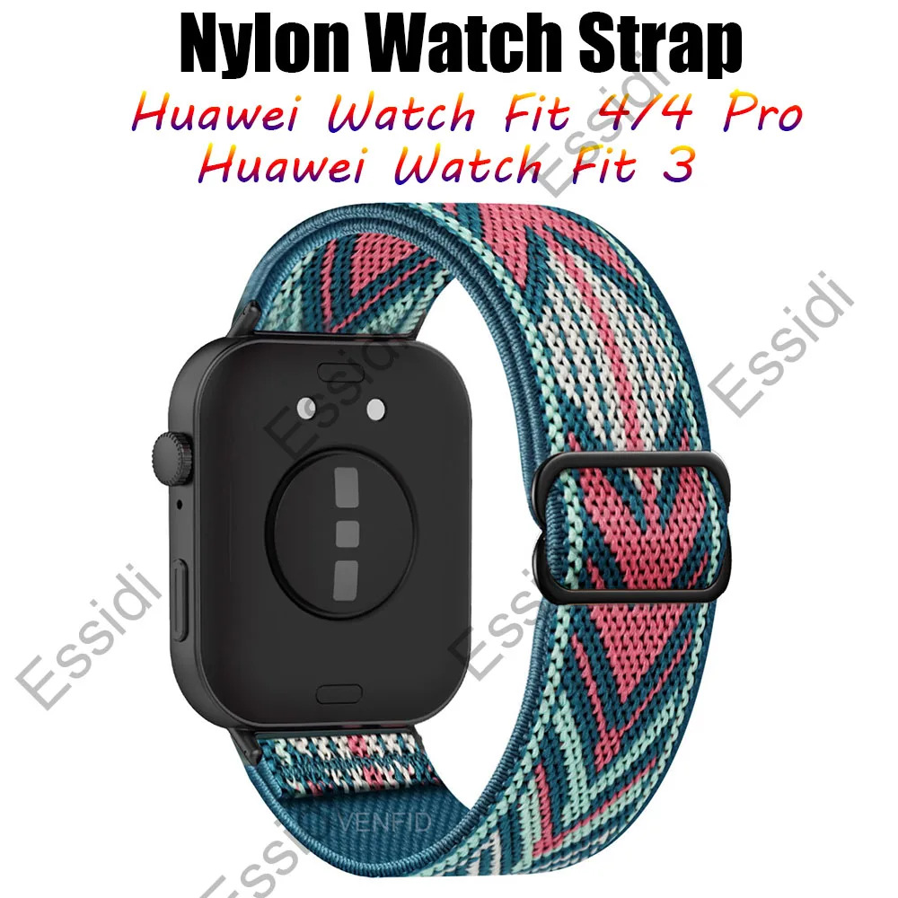 

Для Huawei Watch Fit 4/4 Pro нейлоновый ремешок, спортивный эластичный браслет-петля для часов Huawei Fit 3