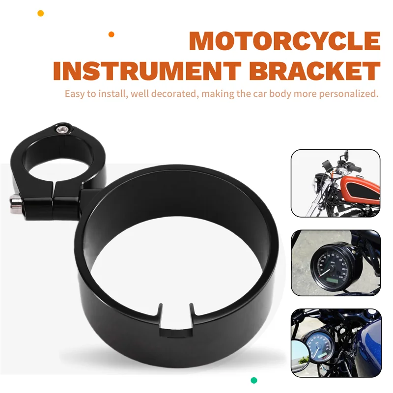 

Speedometer Ring Relocator Clamp Side Mount Bracket For Motorcycle-For Sportster XL 883 1200 1995-2015