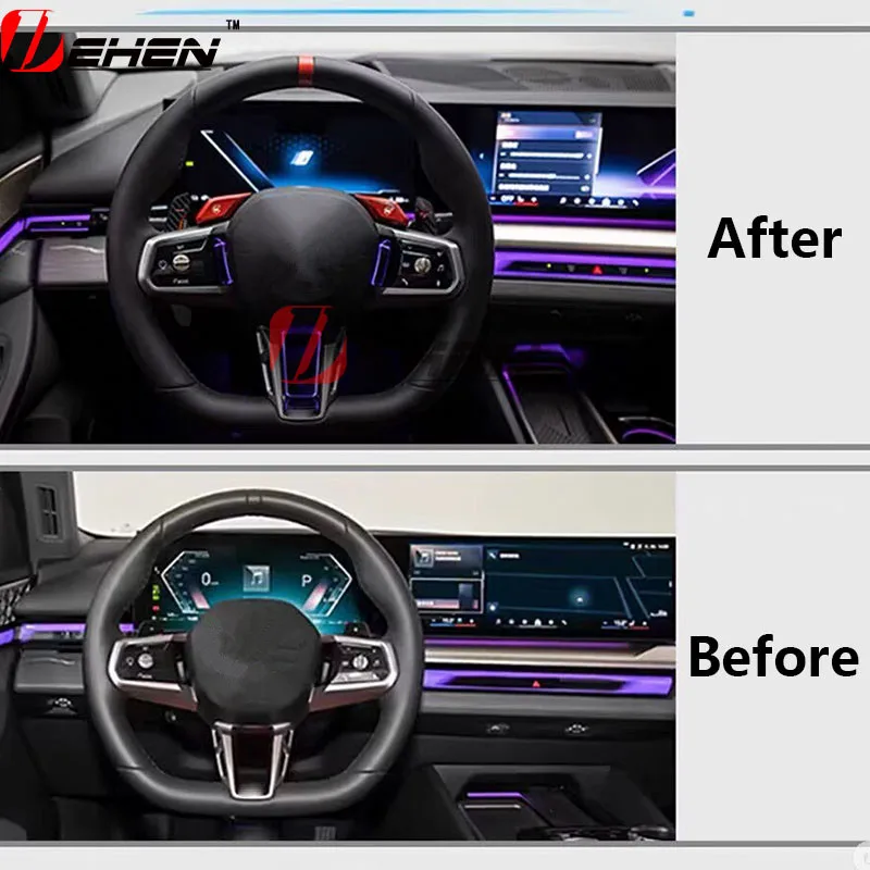 

Накладка на руль со светодиодной подсветкой для новой 5-й серии G60 G70 M5 G90 i5 M60 i7 X2 M35i G48 G18 X3 iX3 X5 X6 G45 2025-2026 Весло переключения передач