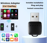 CarlinKit Mini adaptador inalámbrico CarPlay 2025 nuevo Android Auto Dongle inalámbrico Wifi 5,8G caja de conexión automática compatible con música Spotify