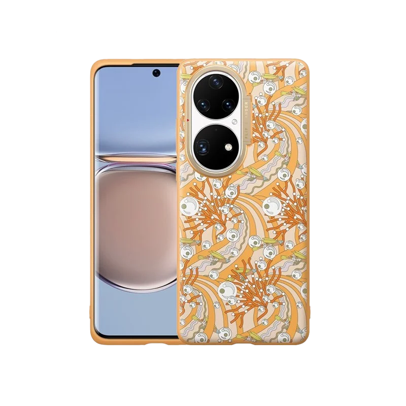 Original Phone Case for Huawei P50 Pro Art Theme  Protection Case Intelligent Full Package High end Material Comfortable