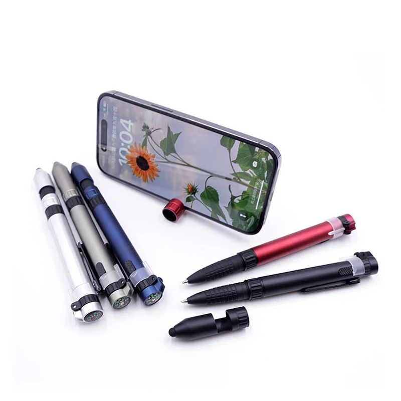 5-in-1 Tragbarer Multifunktions-Kugelschreiber mit LED-Licht, Taschenlampe, Kompass und Kompakt-Schraubendreher für Outdoor-Überlebenssituationen ﻿ – Detail 3